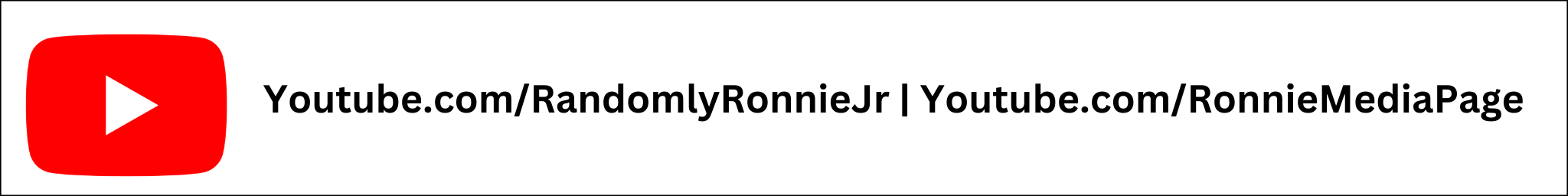 RANDOMLY RONNIE JR | RJ Andrews